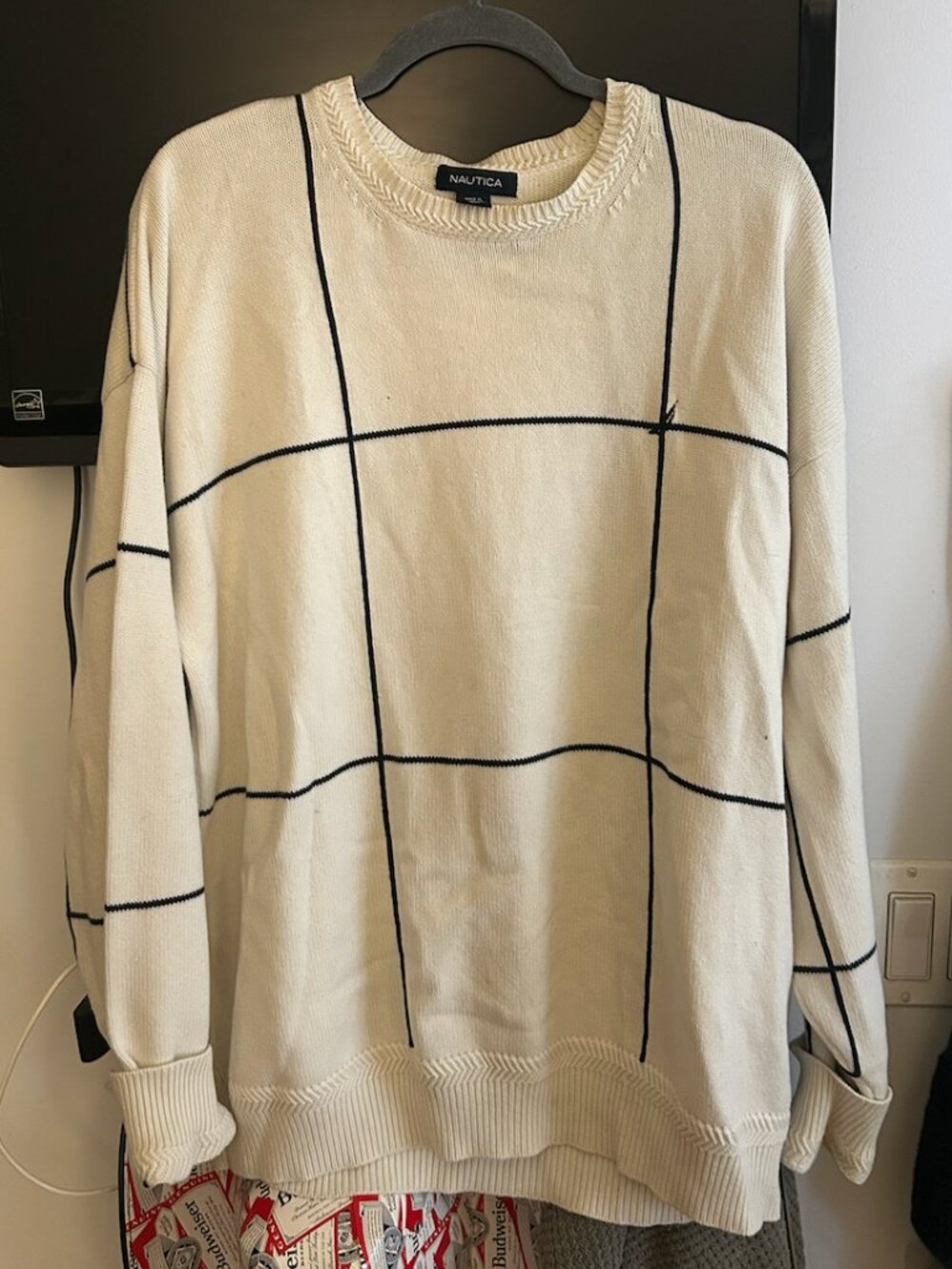 Nautica Cream Sweater